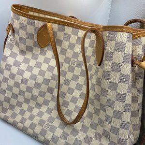 Louis Vuitton Blue Damier Azur Neverfull
